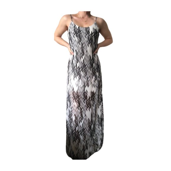 Maxi Goddess Dress w Cami Skinny Strap Back Detail - Picture 1 of 3